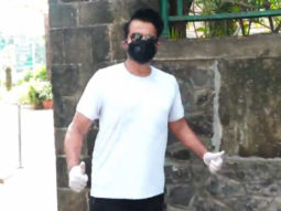 Anil Kapoor spotted at ground in Juhu
