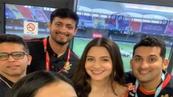 Anushka Sharma and Yuzvendra Chahal’s fiancee Dhanashree Verma click a selfie after Virat Kohli’s Royal Challengers Bangalore defeat Rajasthan Royals