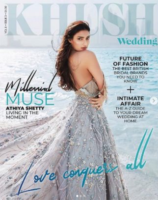 Athiya Shetty On The Cover Of Khush Wedding