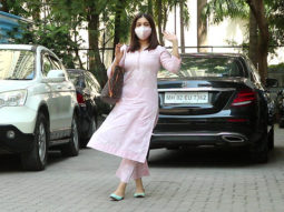Bhumi Pednekar spotted at Anand L Rai office Andheri