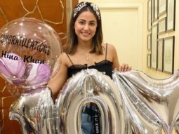 Bigg Boss 14’s toofani senior Hina Khan celebrates 10 million followers on Instagram with balloons and cake