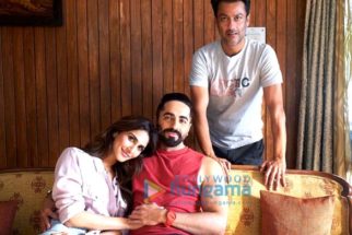 On The Sets Of The Movie Chandigarh Kare Aashiqui