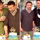 Dharmendra shares photos from Sunny Deol's 64th birthday celebrations with Bobby & Karan Deol