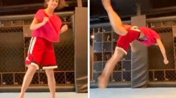 Disha Patani aces the butterfly kick in her latest video Disha Patani aces the butterfly kick in her latest video