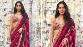 Kiara Advani kicks off festive season with Rs. 98,000 Arpita Mehta gharara and embellished brallete