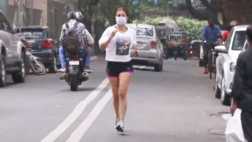 Malaika Arora spotted jogging in Bandra