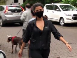 Nimrat Kaur snapped walking at Pali Hills Bandra