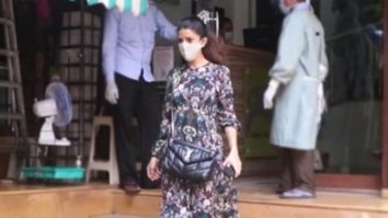 Nimrat Kaur spotted leaving pet clinic in Bandra
