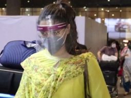 Nushrat Bharucha and Saiee Manjrekar spotted at Airport
