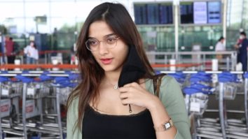 Saiee Manjrekar spotted at Airport
