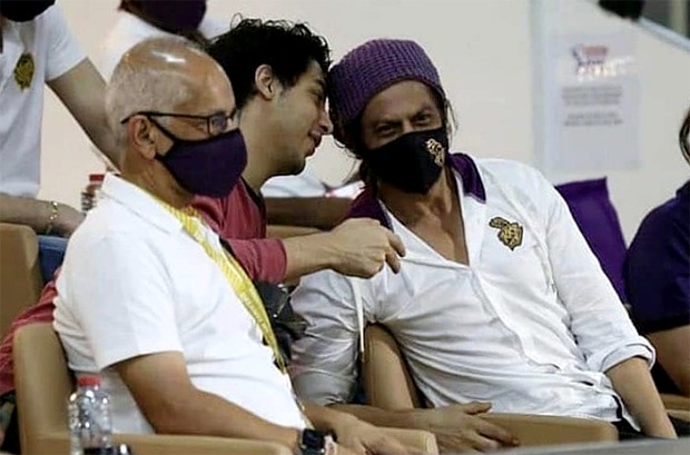 Shah Rukh Khan and Aryan Khan spotted watching IPL match in Dubai as Royal Challengers Bangalore crush Kolkata Knight Riders 