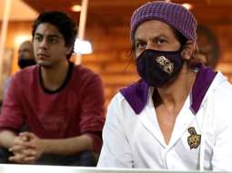 Shah Rukh Khan and Aryan Khan spotted watching IPL match in Dubai as Royal Challengers Bangalore crush Kolkata Knight Riders