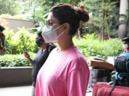 Shamita Shetty spotted at Airport