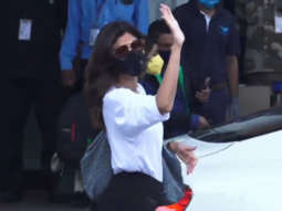 Shilpa Shetty Kundra back to Mumbai post-shoot from Manali