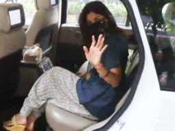 Shilpa Shetty spotted at Bandra