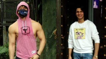 Tiger Shroff spotted at Avitesh Dubbing Studio in Juhu