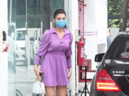 Urvashi Rautela at T-Series office for script reading