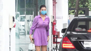 Urvashi Rautela at T-Series office for script reading