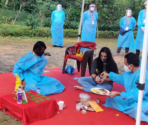 Vidya Balan resumes shoot for Sherni in Madhya Pradesh, shares pictures from the set Vidya Balan resumes shoot for Sherni in Madhya Pradesh, shares pictures from the set
