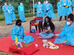 Vidya Balan resumes shoot for Sherni in Madhya Pradesh, shares pictures from the set