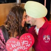 Neha Kakkar shares pictures from the day Rohanpreet Singh proposed her for marriage 