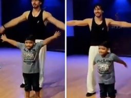 WATCH: Tiger Shroff teaches a little child the hook step of his song; kid ends up teaching him