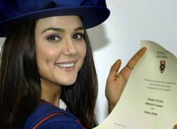 Preity Zinta shares picture with her honorary doctorate certificate; reveal why she does not use doctor in her name