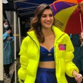 Kriti Sanon rocks the quirky avatar in a neon jacket as she collaborates with Breezer Vivid Shuffle for their new campaign