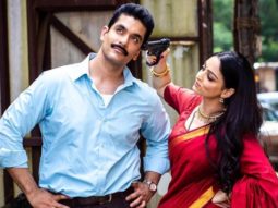 Sandeepa Dhar points a gun at Angad Bedi, says only she can shoot him