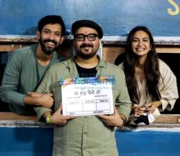 On the sets of the movie 14 Phere