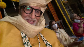 It’s family day for Amitabh Bachchan on sets as he shoots with Jaya Bachchan and Shweta Bachchan Nanda