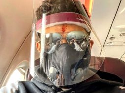 Abhishek Bachchan commences another schedule for Bob Biswas in Kolkata, shares flight picture wearing a face shield