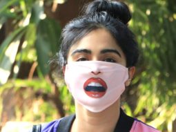 Adah Sharma’s quirky mask with red parted lips gets heads turning