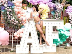 Alaya F sizzles in a bikini at her birthday getaway in Alibag