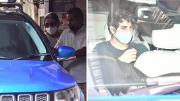 Amrita Singh and Ibrahim Ali Khan spotted at Bandra