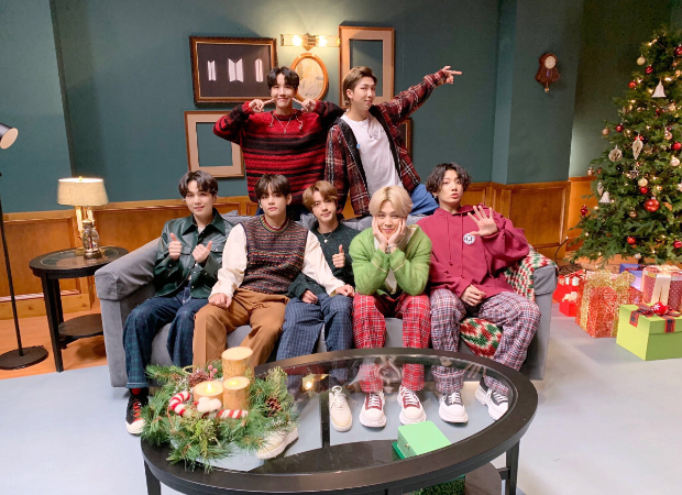 BTS members welcome Christmas season during 'Life Goes On' performance on The Late Late Show With James Corden depicting the current scenario in COVID-19 times BTS members welcome Christmas season during 'Life Goes On' performance on The Late Late Show With James Corden depicting the current scenario in COVID-19 times