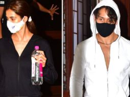 Disha Patani and Tiger Shroff snapped at dubbing studio