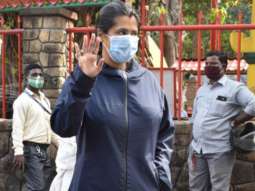 Ekta Kapoor spotted at Shani Temple Juhu