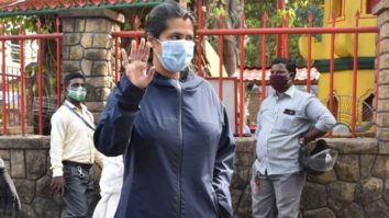 Ekta Kapoor spotted at Shani Temple Juhu