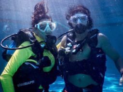 Farhan Akhtar asks Shibani Dandekar to breathe with him, see their scuba diving pictures from Maldives vacay