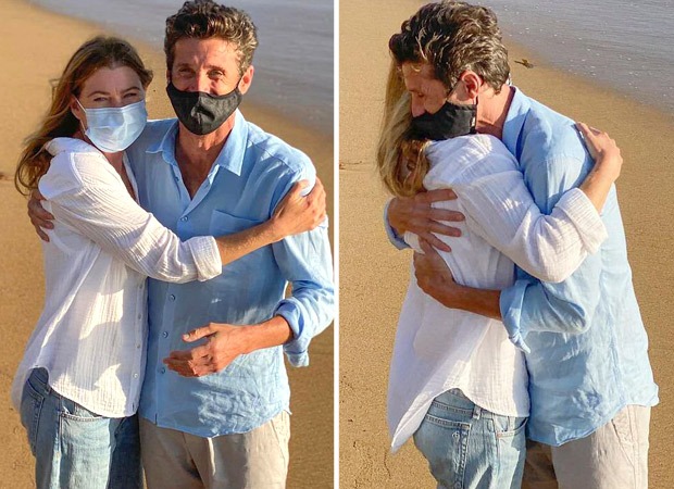 Grey's Anatomy reunites Patrick Dempsey and Ellen Pompeo's Derek and Meredith; actors reflect on what it was like shooting together after five years