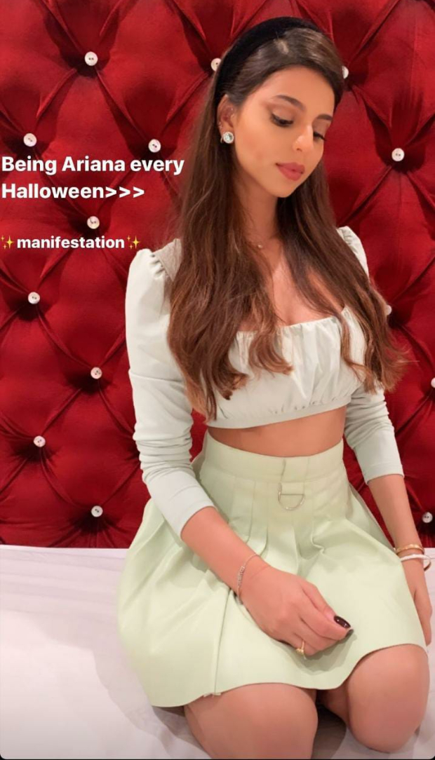 Halloween 2020: Suhana Khan is channelling Ariana Grande from 'Positions' album and her look is beautiful 