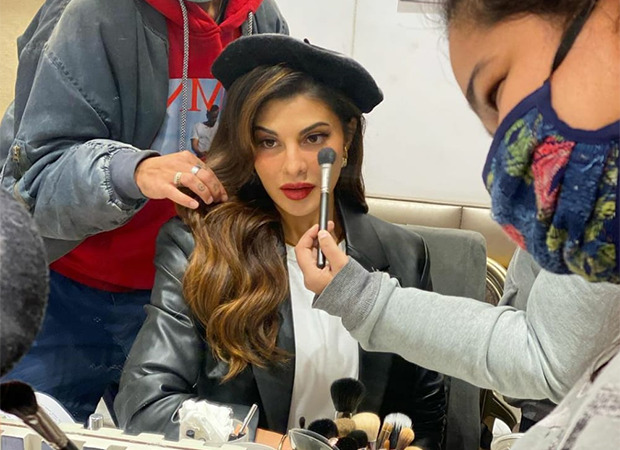 Jacqueline Fernandez shares a sneak peek of her look from the sets of Bhoot Police