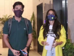 Kriti Kharbanda and Vikrant Massey spotted post shoot in Andheri