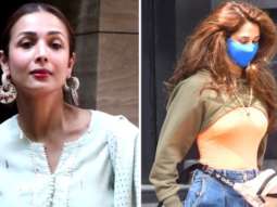 Malaika Arora and Disha Patani spotted in Bandra