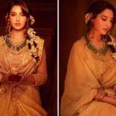 Nora Fatehi is captivating and regal in traditional Tarun Tahiliani lehenga during Diwali