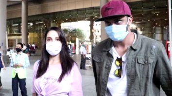 Nora Fatehi spotted at Airport