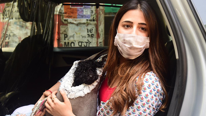 Nupur Sanon spotted at Pet Clinic Bandra
