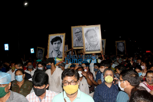 pictures soumitra chatterjees funeral in kolkata 3