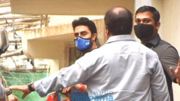 Photos: Abhishek Bachchan snapped at a dubbing studio in Juhu